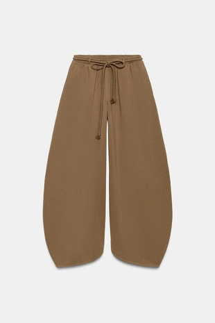 Брюки баллон из плотного хлопка- Заказать в России