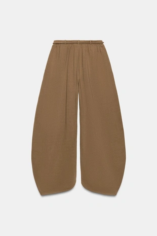 Брюки баллон из плотного хлопка- Заказать в России