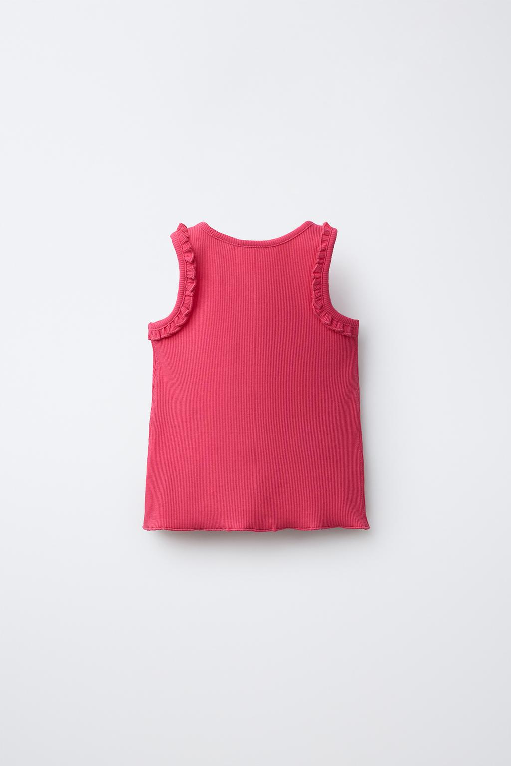 ФУТБОЛКА В РУБЧИК БЕЗ РУКАВОВ С ВЫШИВКОЙ