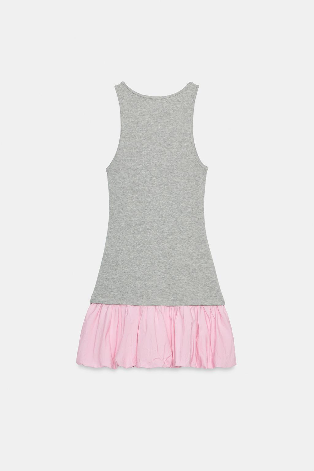 КОМБИНИРОВАННОЕ ОБЪЕМНОЕ ПЛАТЬЕ