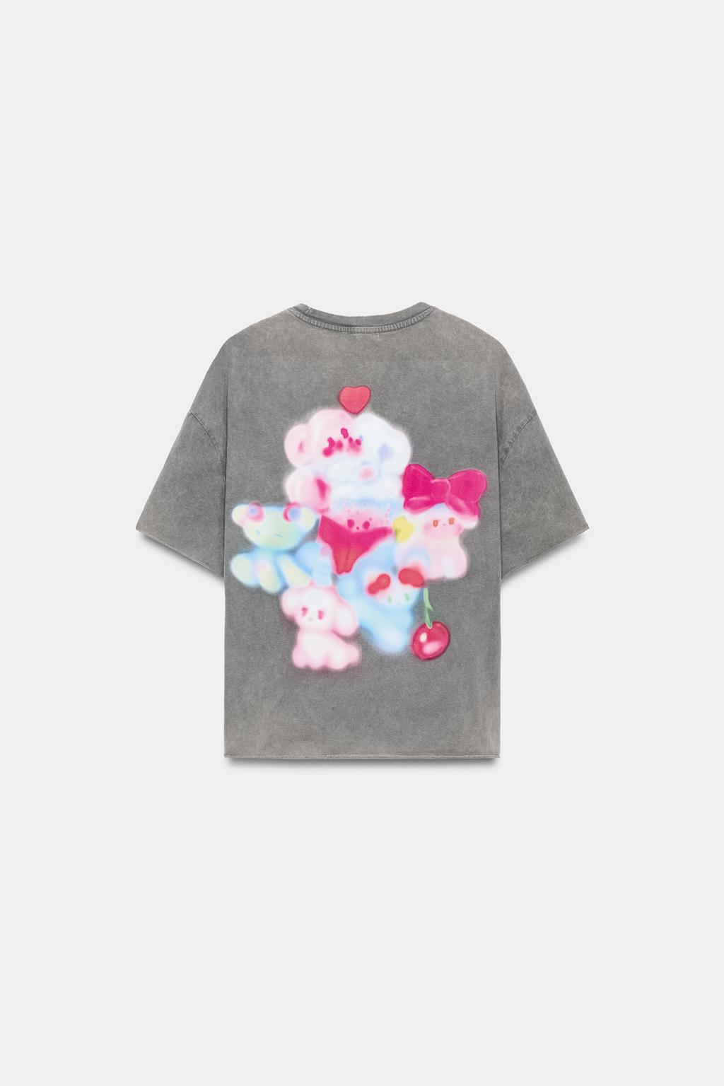 ФУТБОЛКА С ЭФФЕКТОМ ПОТЕРТОСТИ ÁNGELA BACHER