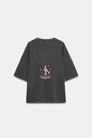 Футболка из ткани с эффектом потертости Kadna Anda- Заказать в России