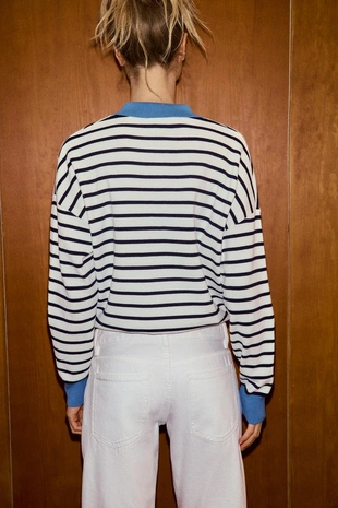 Поло в полоску- Заказать в России