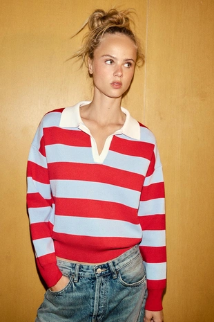 Поло в полоску- Заказать в России