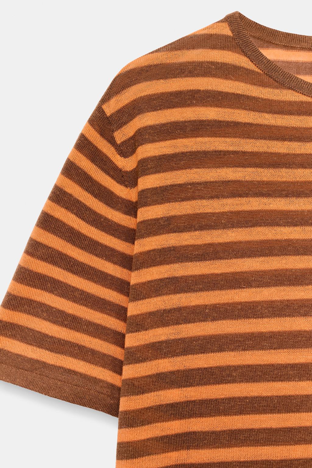 ТРИКОТАЖНЫЙ ТОП В ПОЛОСКУ