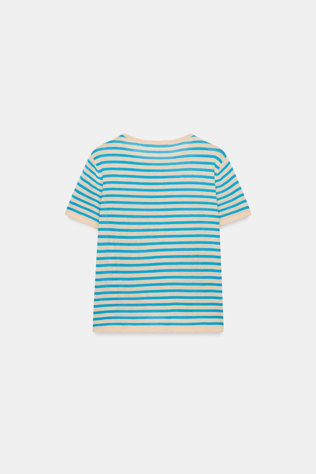 ТРИКОТАЖНЫЙ ТОП В ПОЛОСКУ