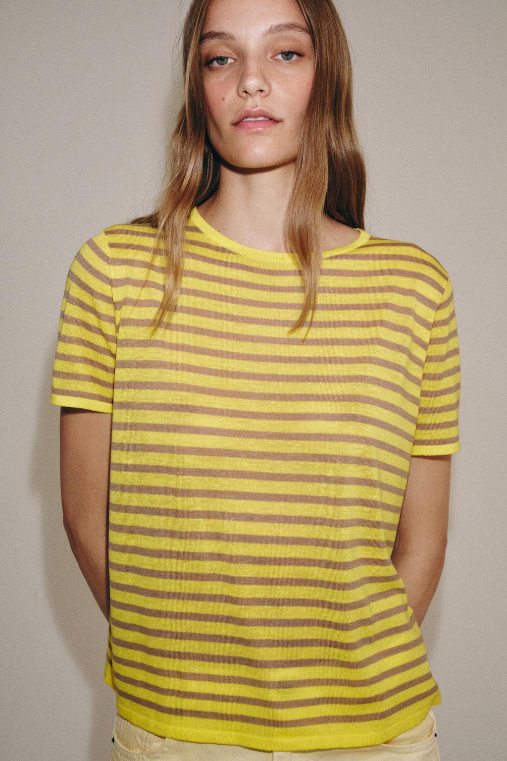 ТРИКОТАЖНЫЙ ТОП В ПОЛОСКУ