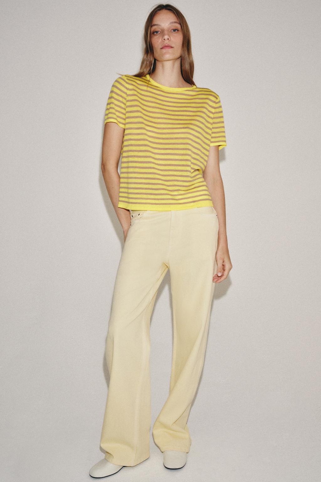 ТРИКОТАЖНЫЙ ТОП В ПОЛОСКУ