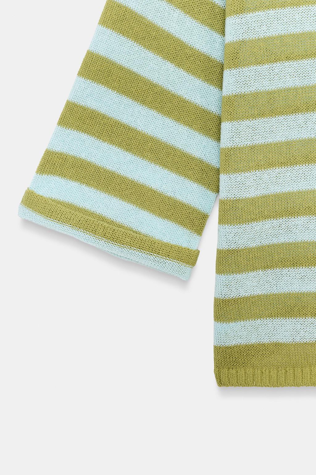 ТРИКОТАЖНЫЙ ТОП В ПОЛОСКУ