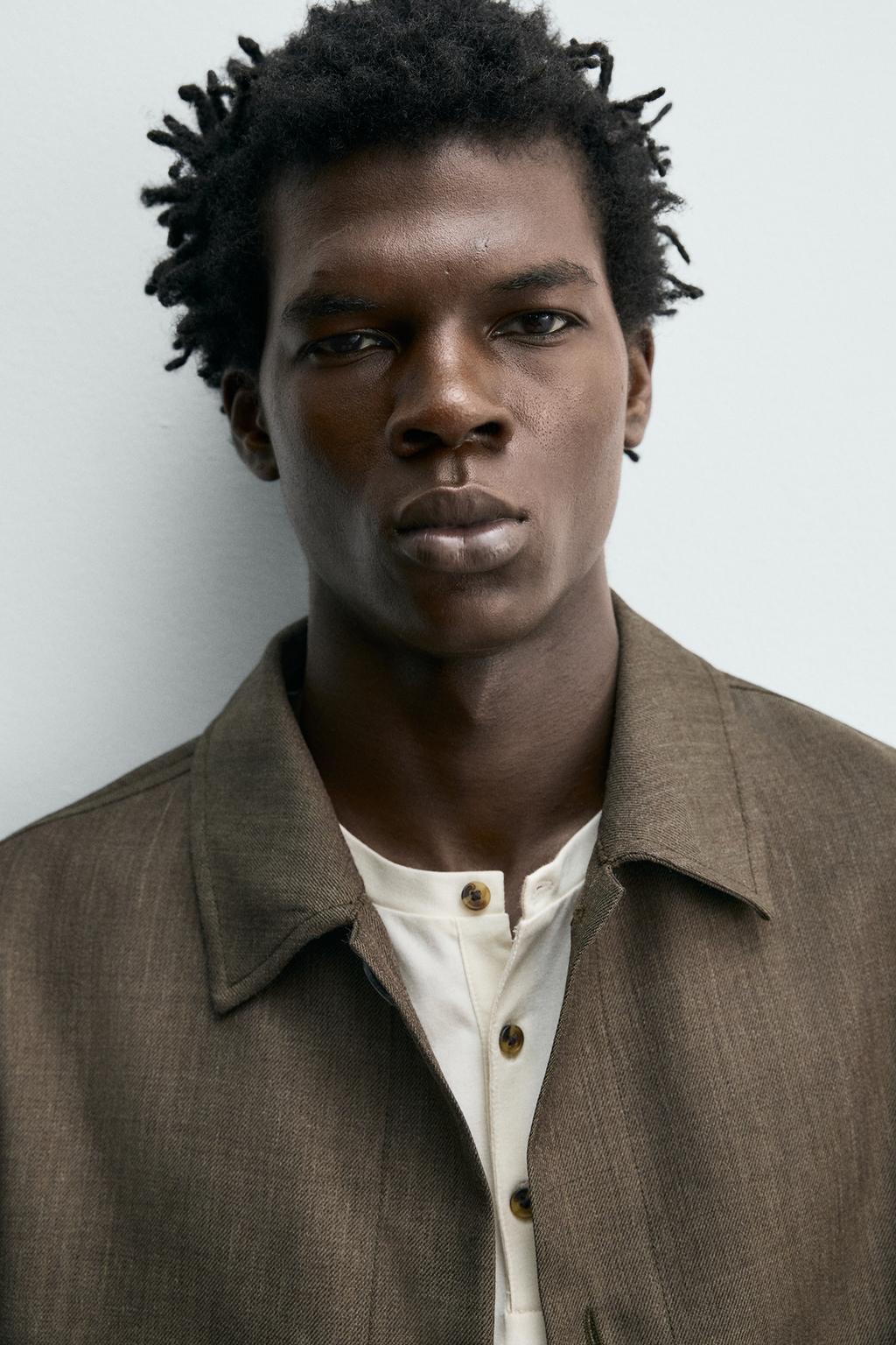 КУРТКА-РУБАШКА КЛАССИЧЕСКОГО КРОЯ ИЗ 100% ШЕРСТИ