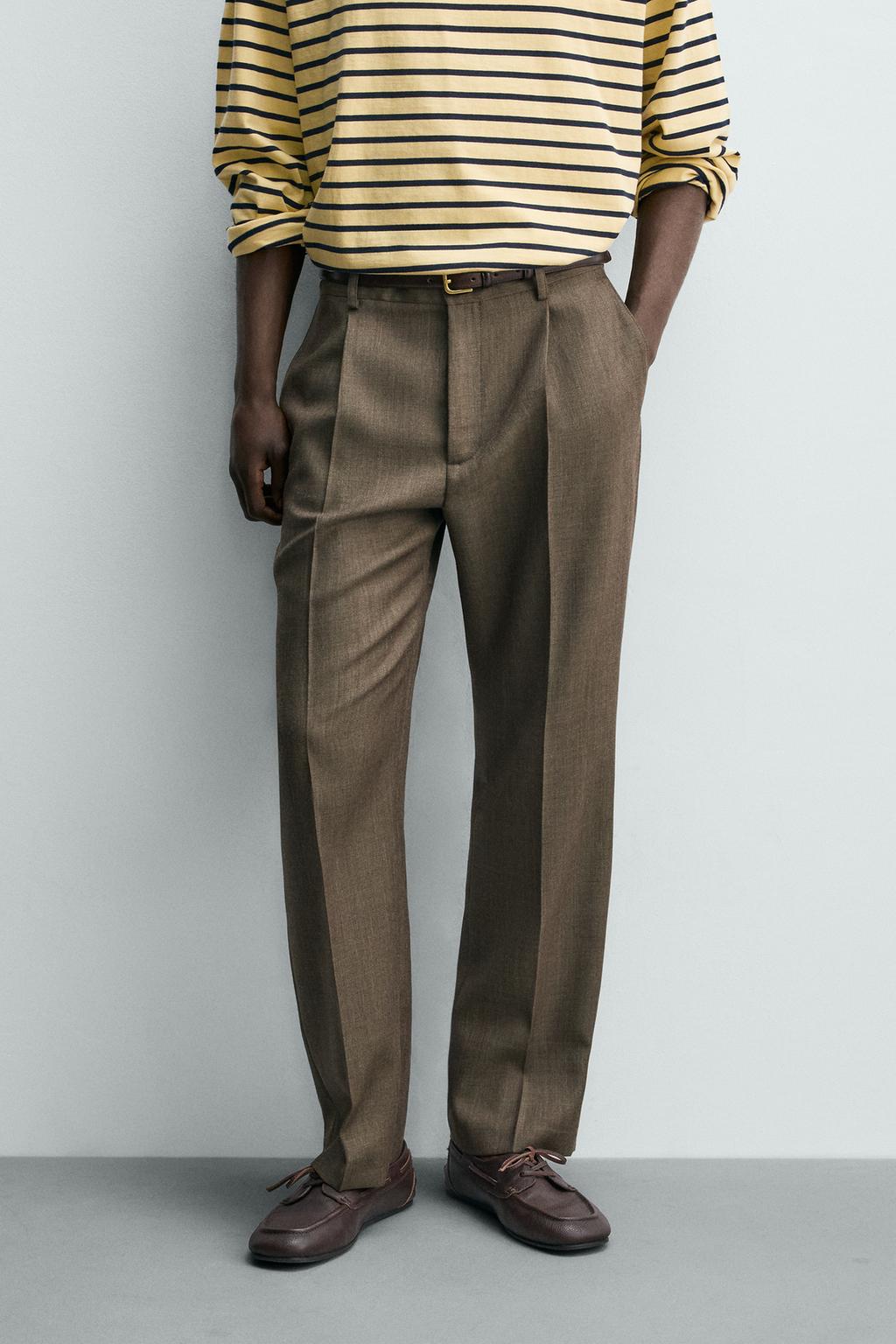 БРЮКИ стандартной посадки ИЗ 100% ШЕРСТИ