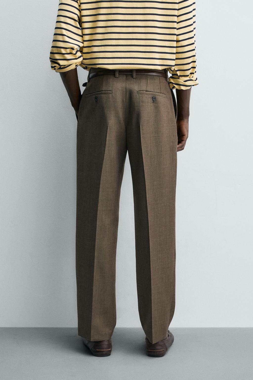 БРЮКИ стандартной посадки ИЗ 100% ШЕРСТИ