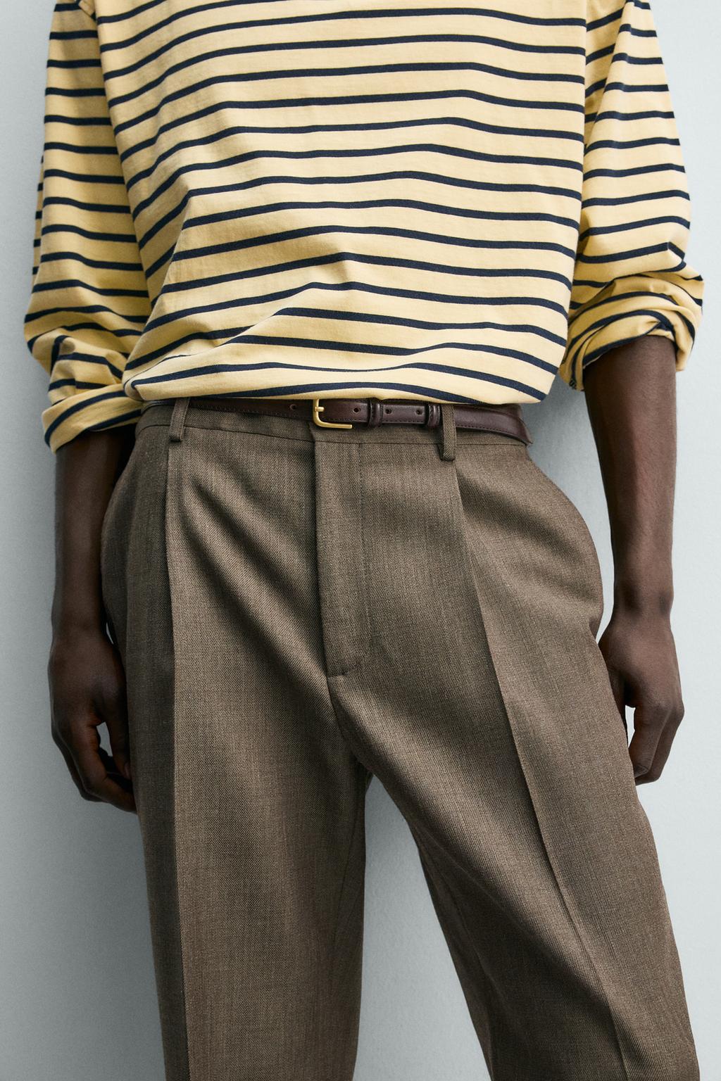 БРЮКИ стандартной посадки ИЗ 100% ШЕРСТИ