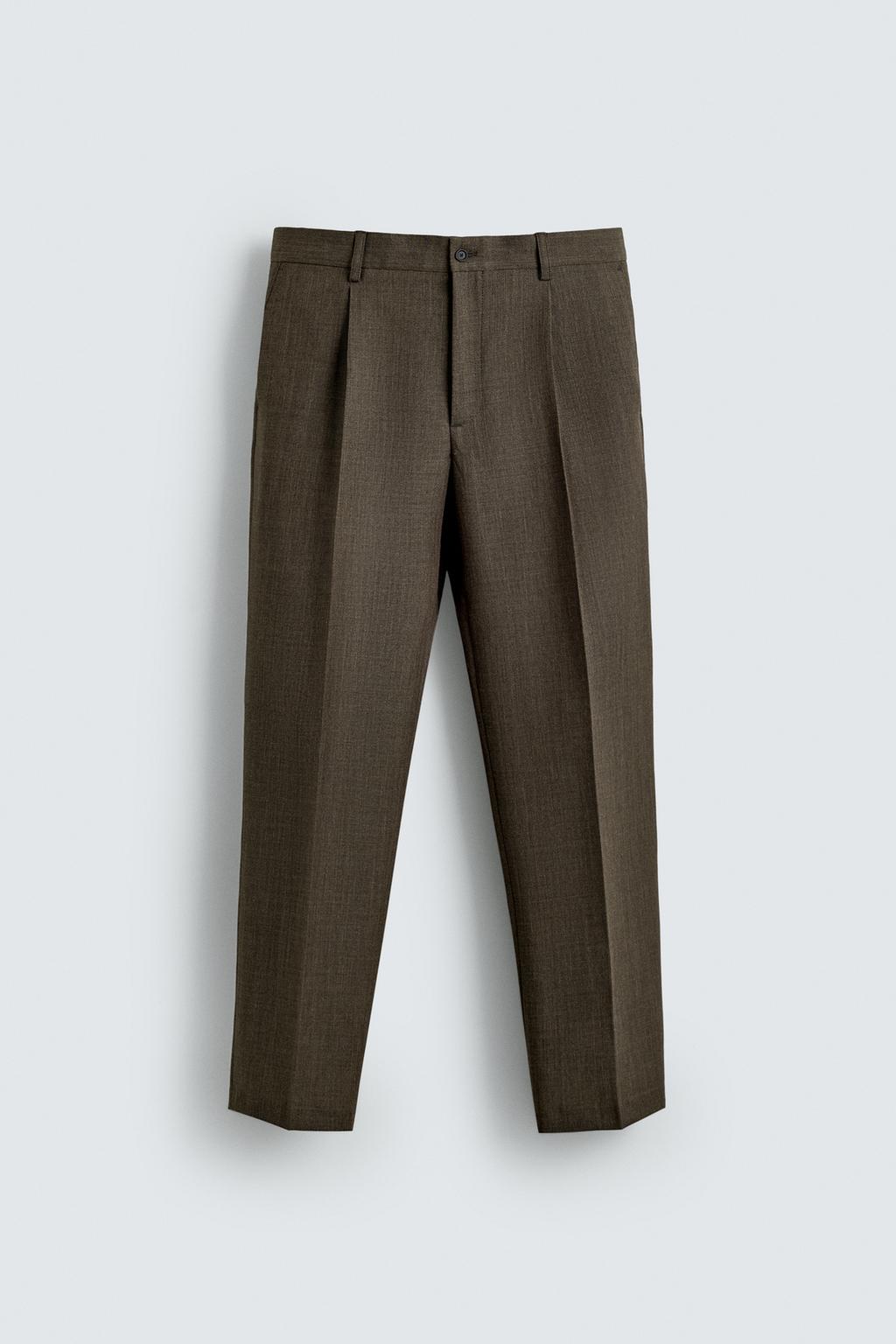 БРЮКИ стандартной посадки ИЗ 100% ШЕРСТИ