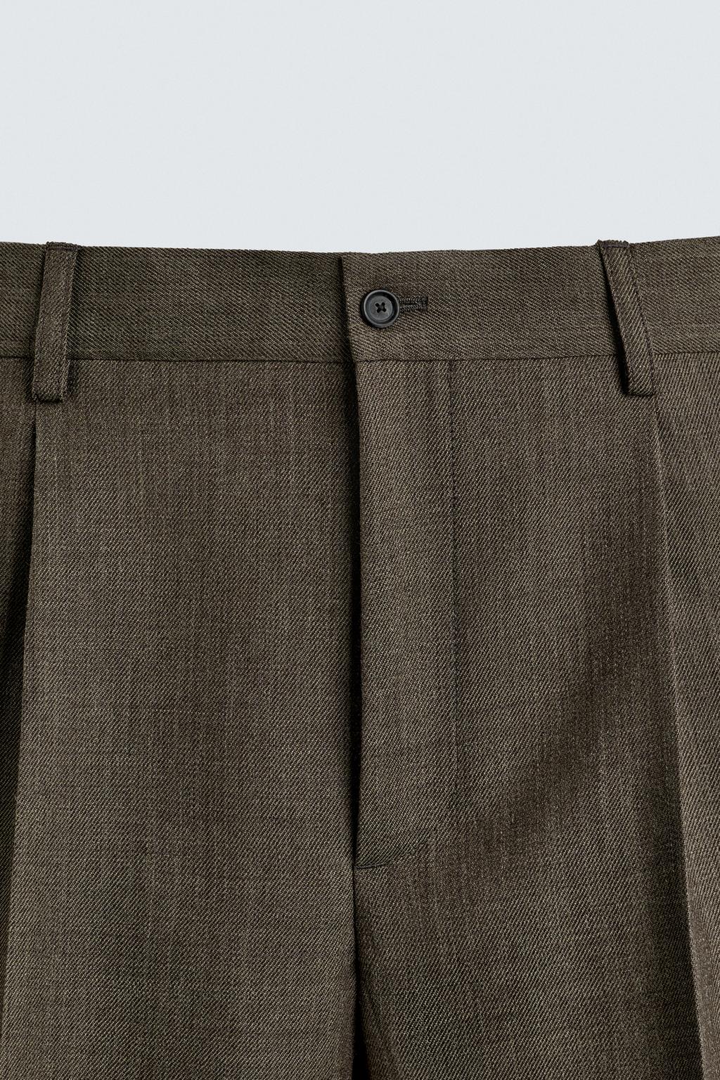 БРЮКИ стандартной посадки ИЗ 100% ШЕРСТИ