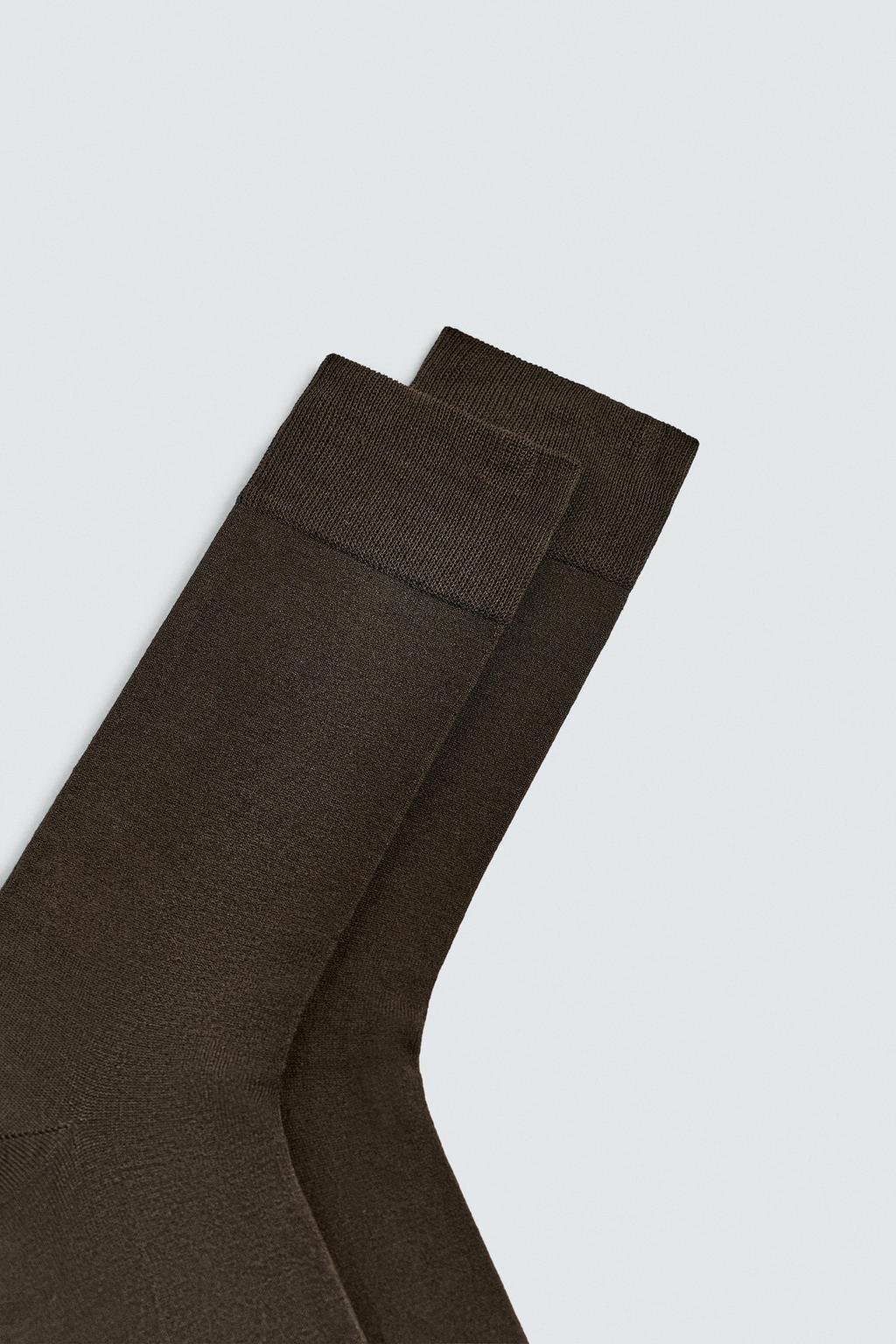 НОСКИ ИЗ МЕРСЕРИЗОВАННОГО ХЛОПКА