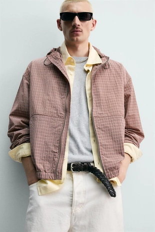 Куртка из рельефной ткани- Заказать в России