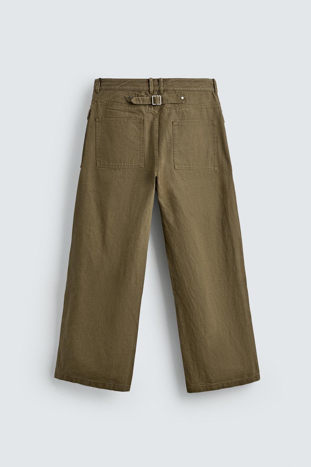 БРЮКИ свободного кроя СО ШЛЕВКОЙ