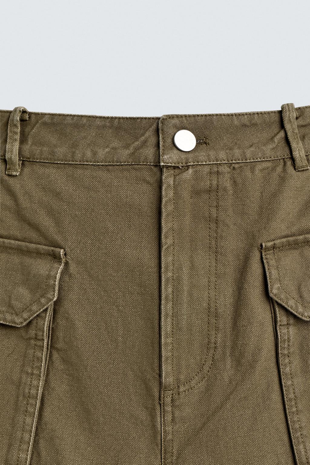 БРЮКИ свободного кроя СО ШЛЕВКОЙ