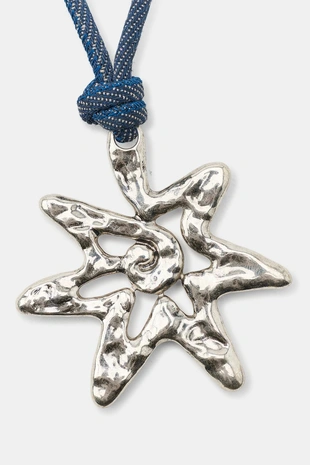 Ожерелье-шнурок со звездой- Заказать в России