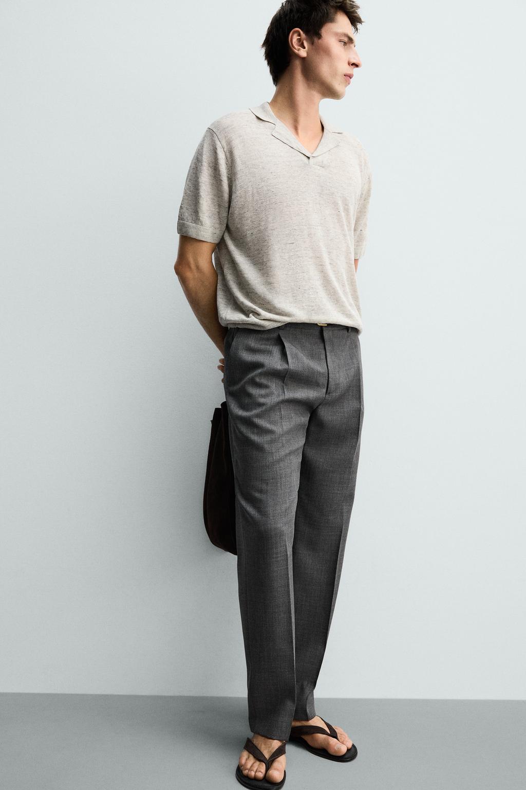 БРЮКИ стандартной посадки ИЗ 100% ШЕРСТИ