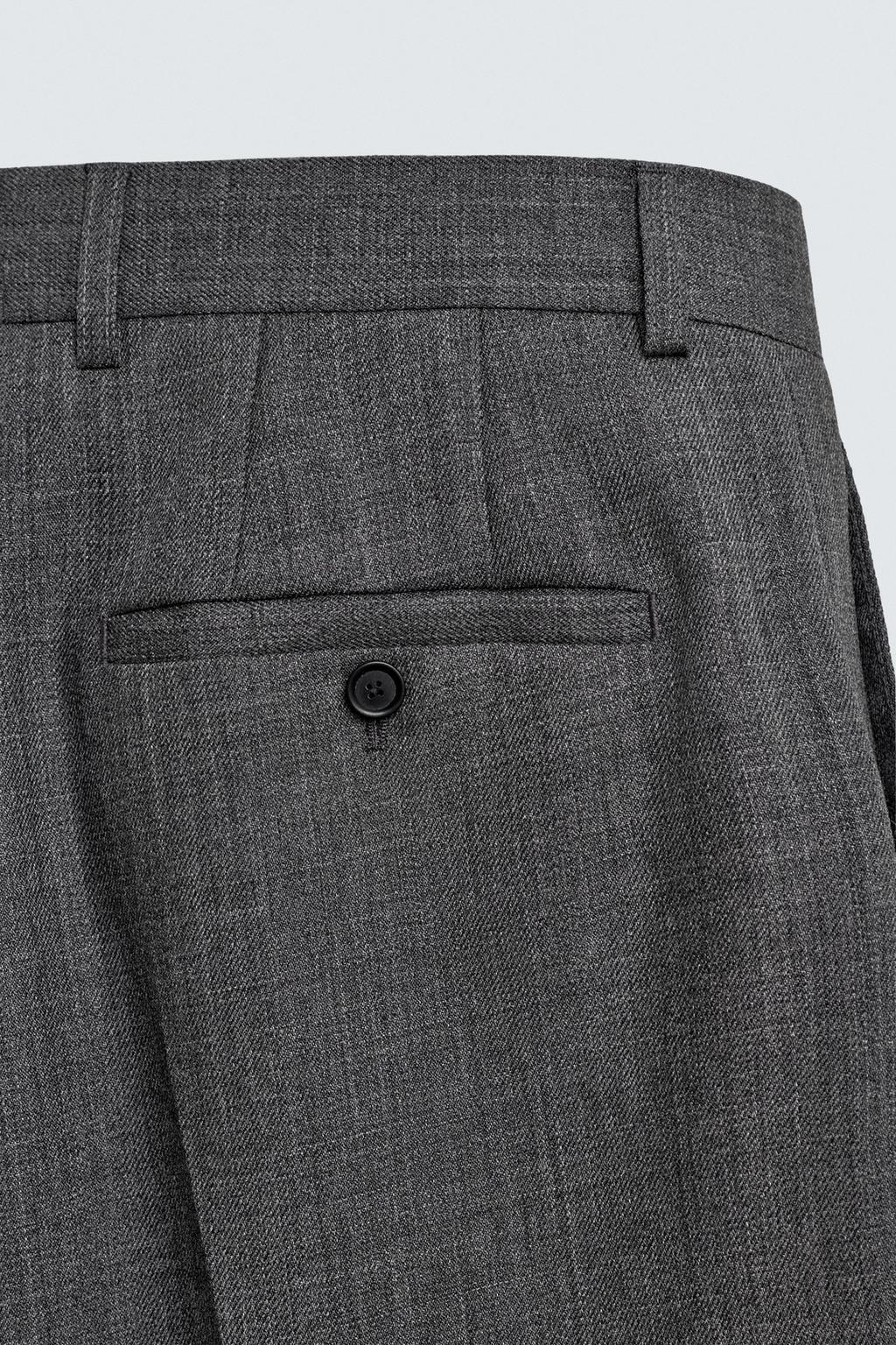 БРЮКИ стандартной посадки ИЗ 100% ШЕРСТИ