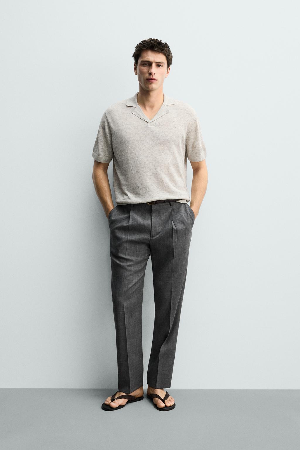 БРЮКИ стандартной посадки ИЗ 100% ШЕРСТИ