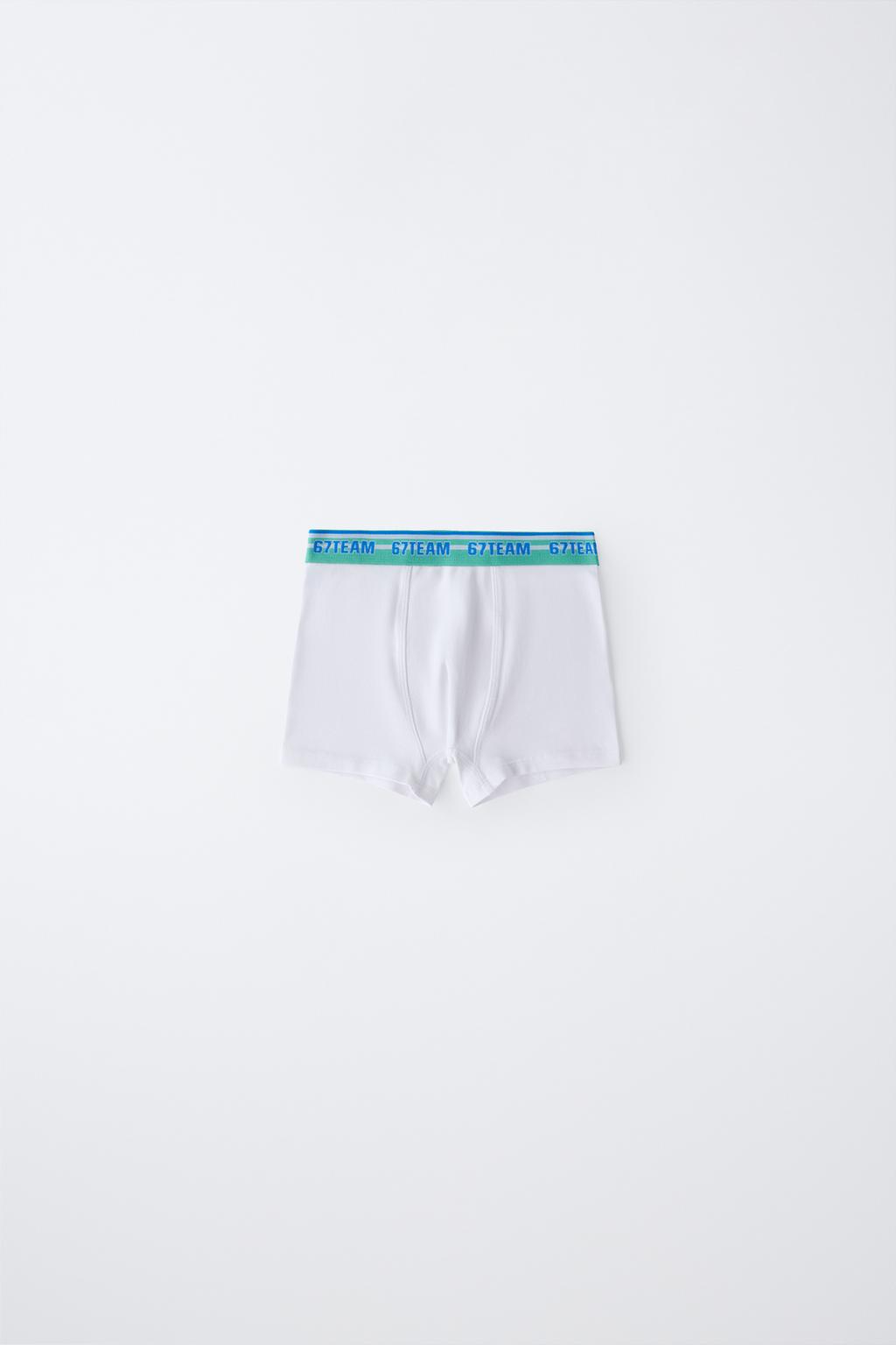 6-14 ЛЕТ/НАБОР ИЗ 3 ТРУСОВ-БОКСЕРОВ С НАДПИСЬЮ