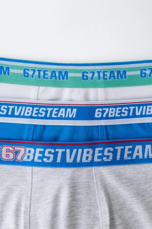 Купить Zara 6-14 лет/набор из 3 трусов-боксеров с надписью