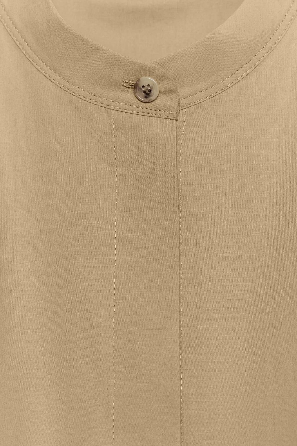 РУБАШКА ИЗ ПОПЛИНА — коллекция Zara «ZW» лимитированная серия