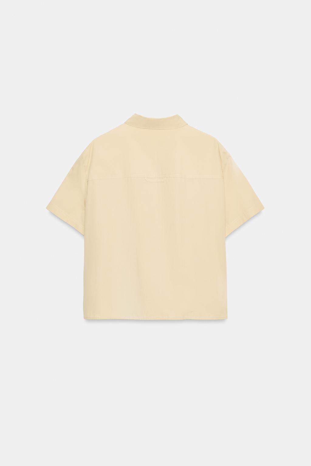 РУБАШКА С КАРМАНАМИ — коллекция Zara «ZW»