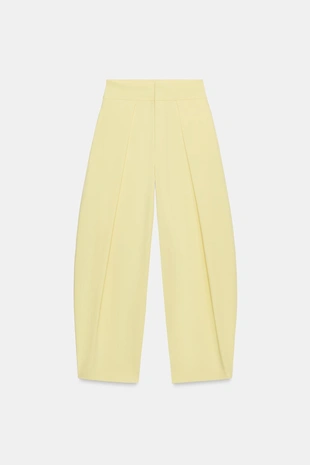 Брюки Balloon с защипами- Заказать в России