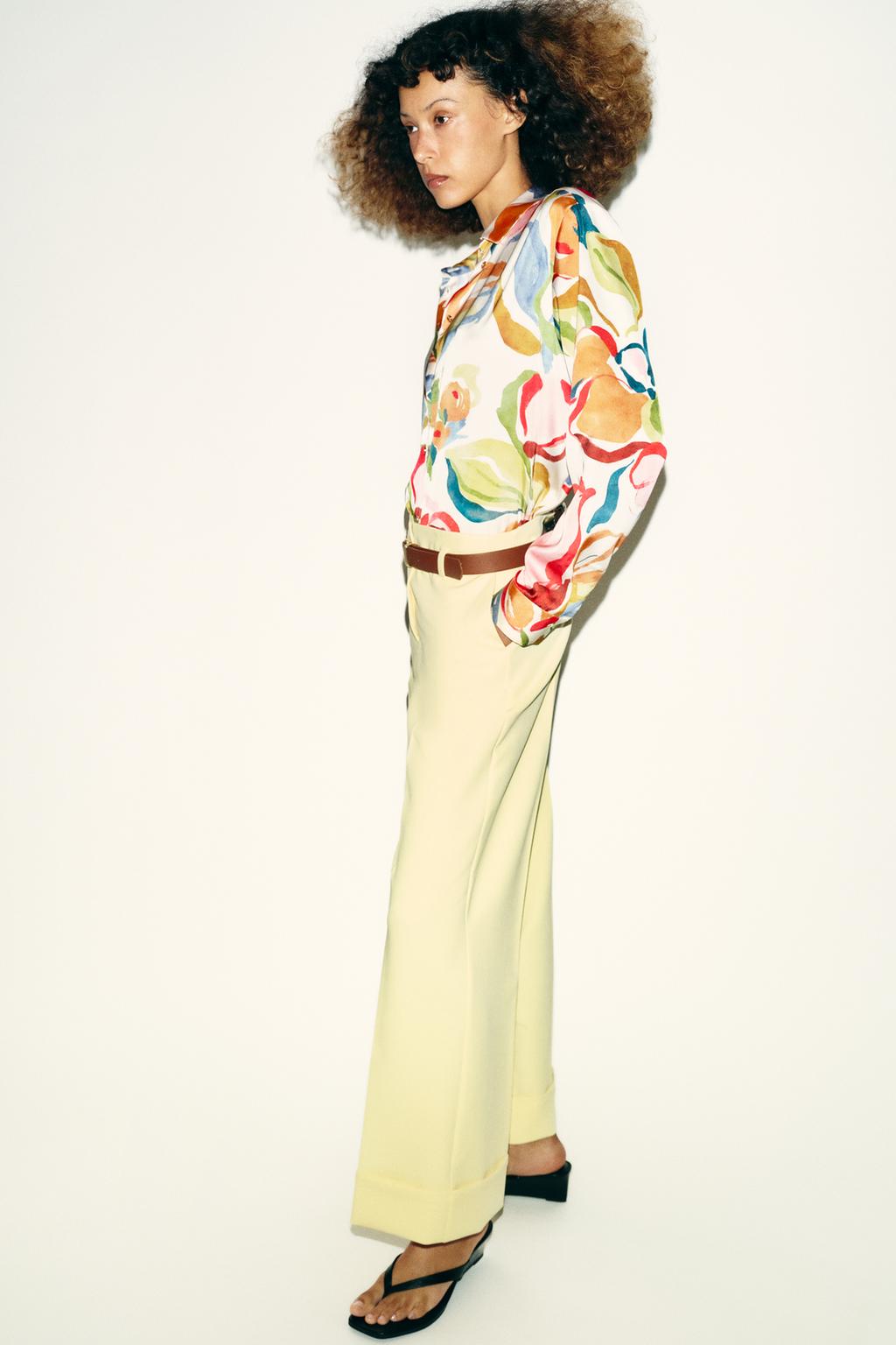 БРЮКИ С ОТВОРОТАМИ И РЕМНЕМ