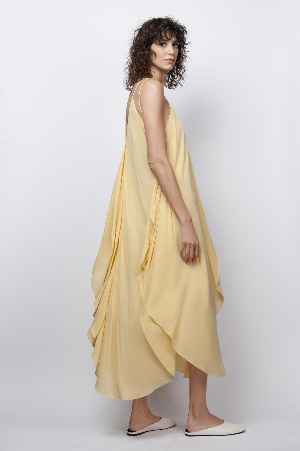 ПЛАТЬЕ С ВОЛАНАМИ ИЗ ЛИМИТИРОВАННОЙ КОЛЛЕКЦИИ ZW