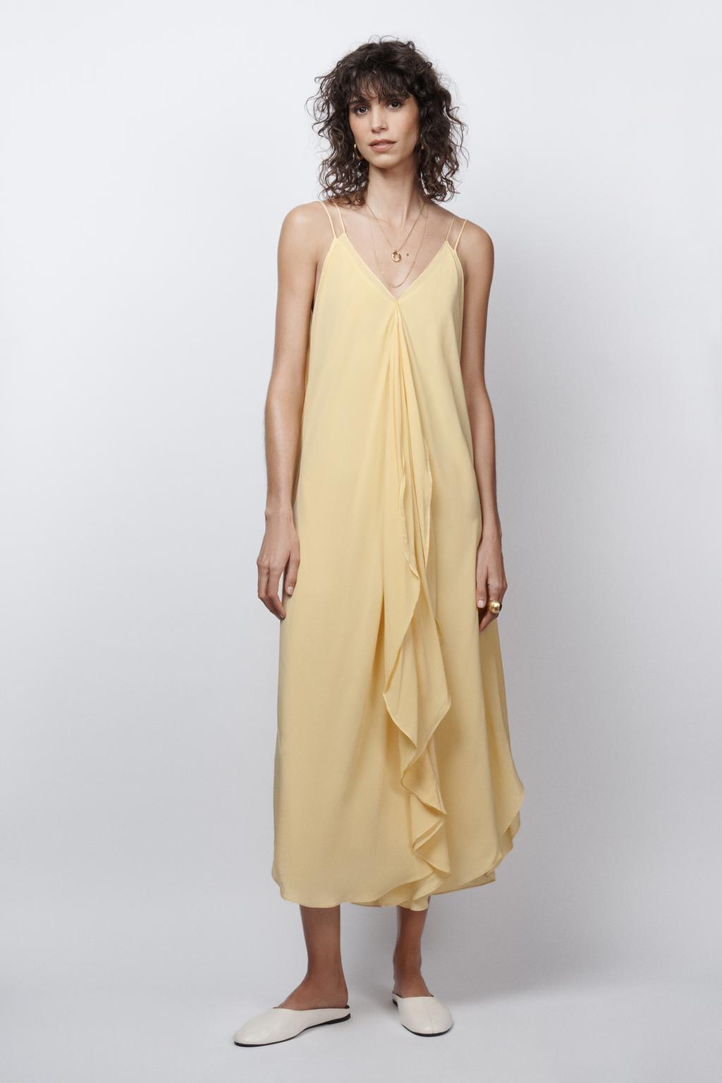 ПЛАТЬЕ С ВОЛАНАМИ ИЗ ЛИМИТИРОВАННОЙ КОЛЛЕКЦИИ ZW