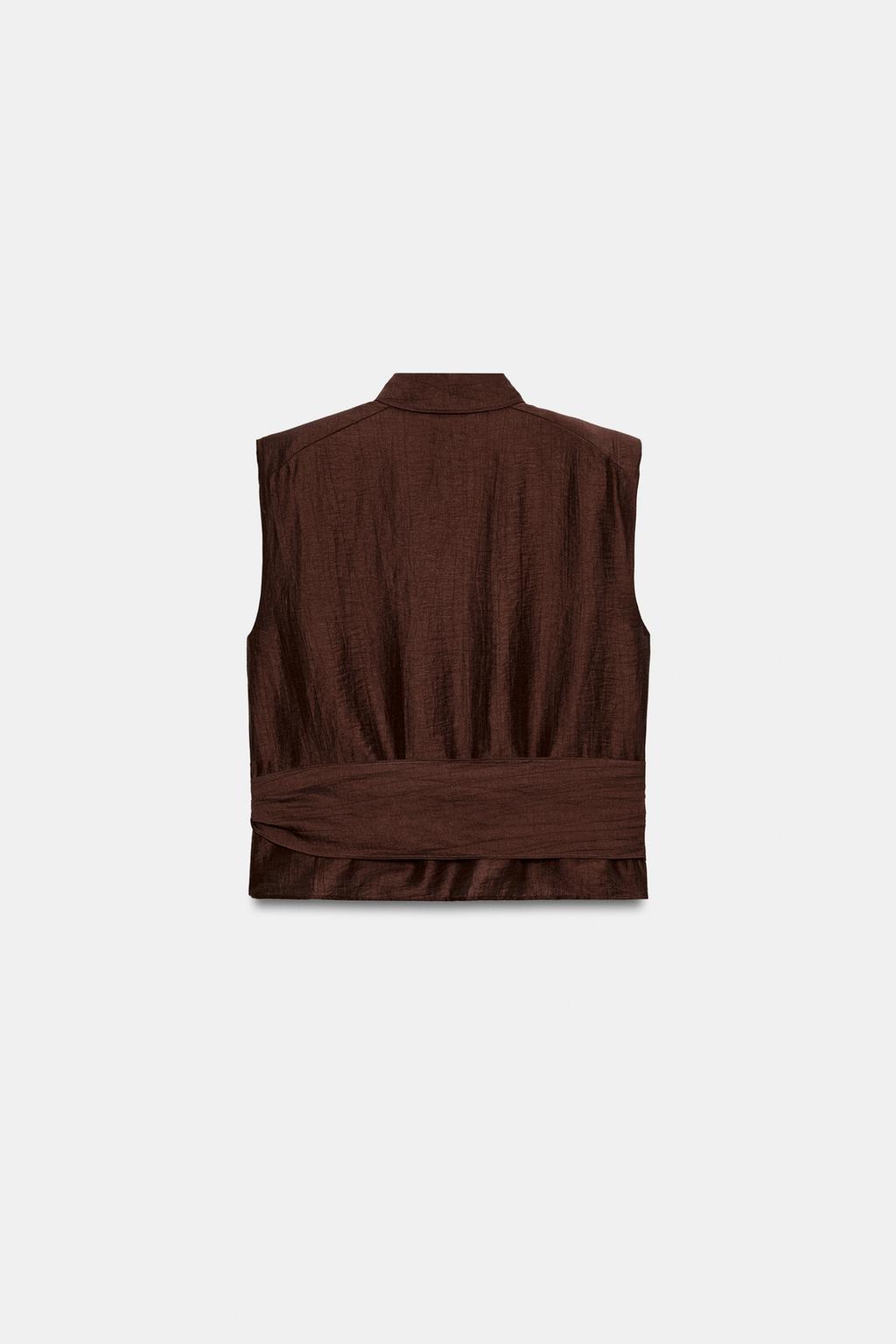 ТОП С ЛЬНОМ, ПОГОНАМИ И ПОЯСОМ