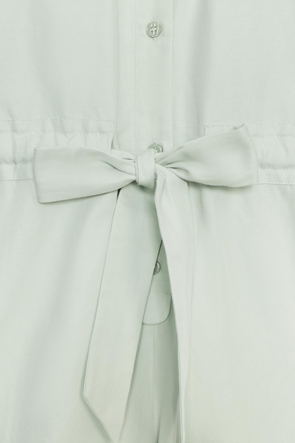 КОМБИНЕЗОН-РУБАШКА С ПОЯСОМ — коллекция Zara «ZW»