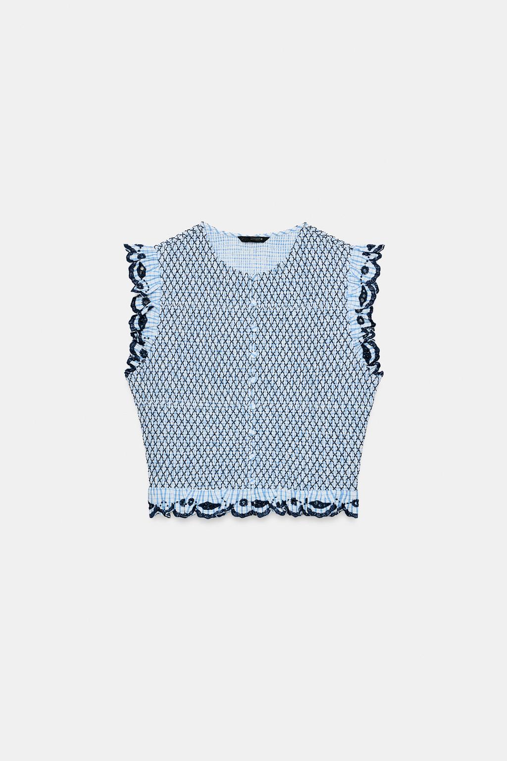 ТОП В КЛЕТКУ С ЭФФЕКТОМ ЖАТКИ