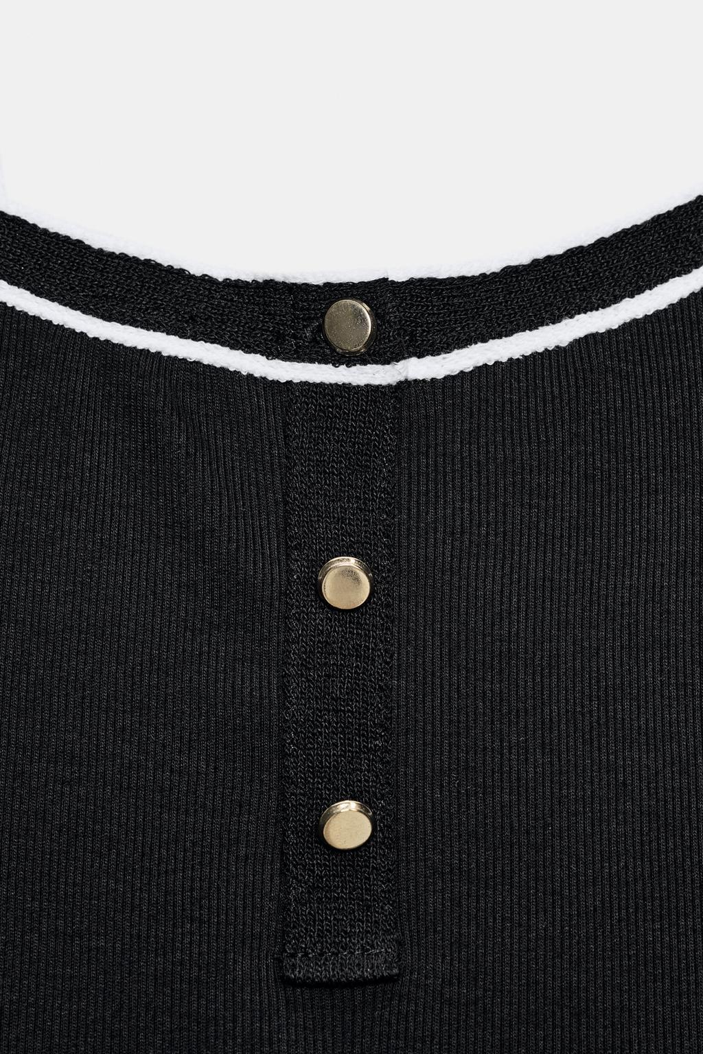 ТОП НА БРЕТЕЛЯХ С КОНТРАСТНОЙ ОТДЕЛКОЙ