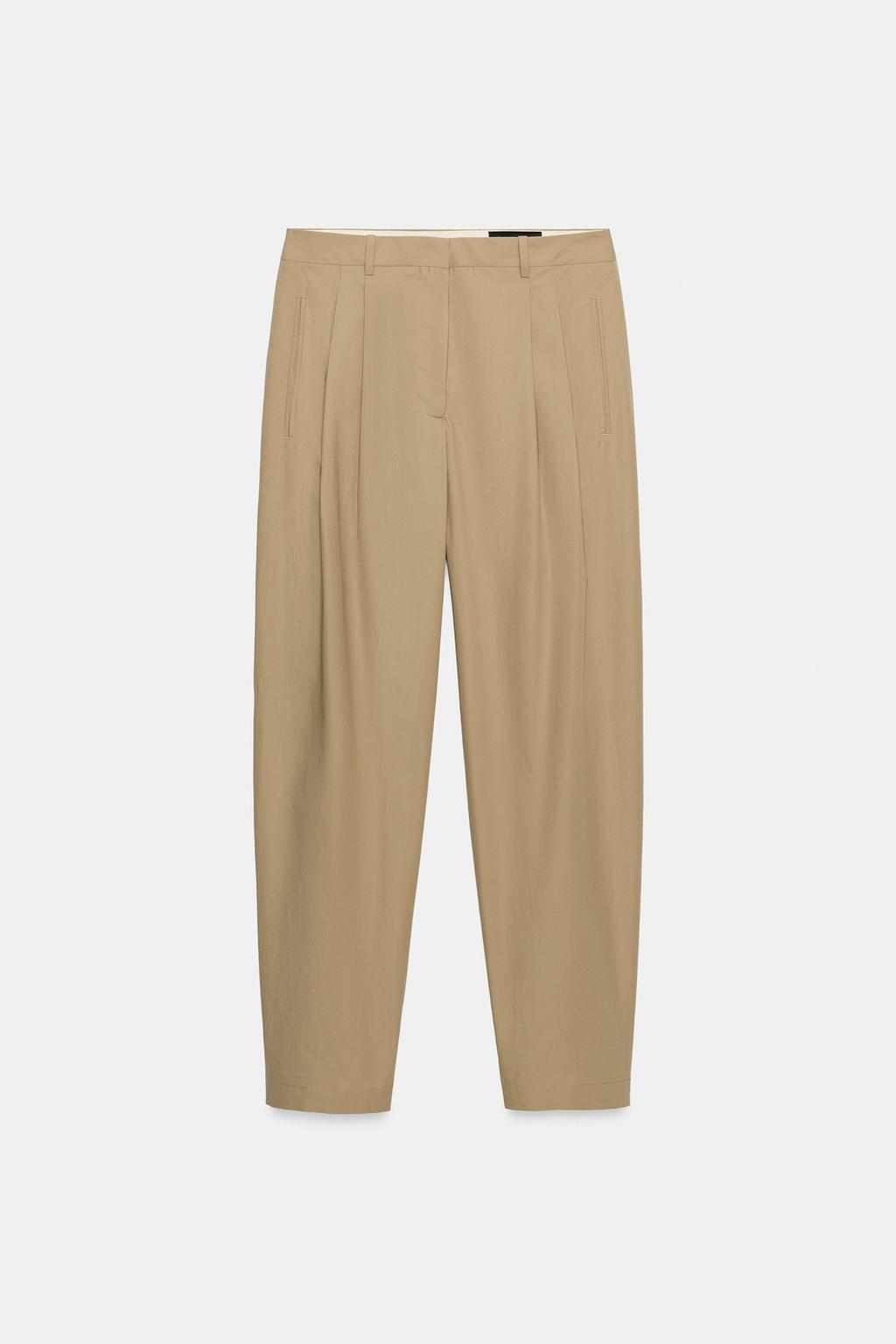 БРЮКИ С ЗАЩИПАМИ — ZW лимитированная серия