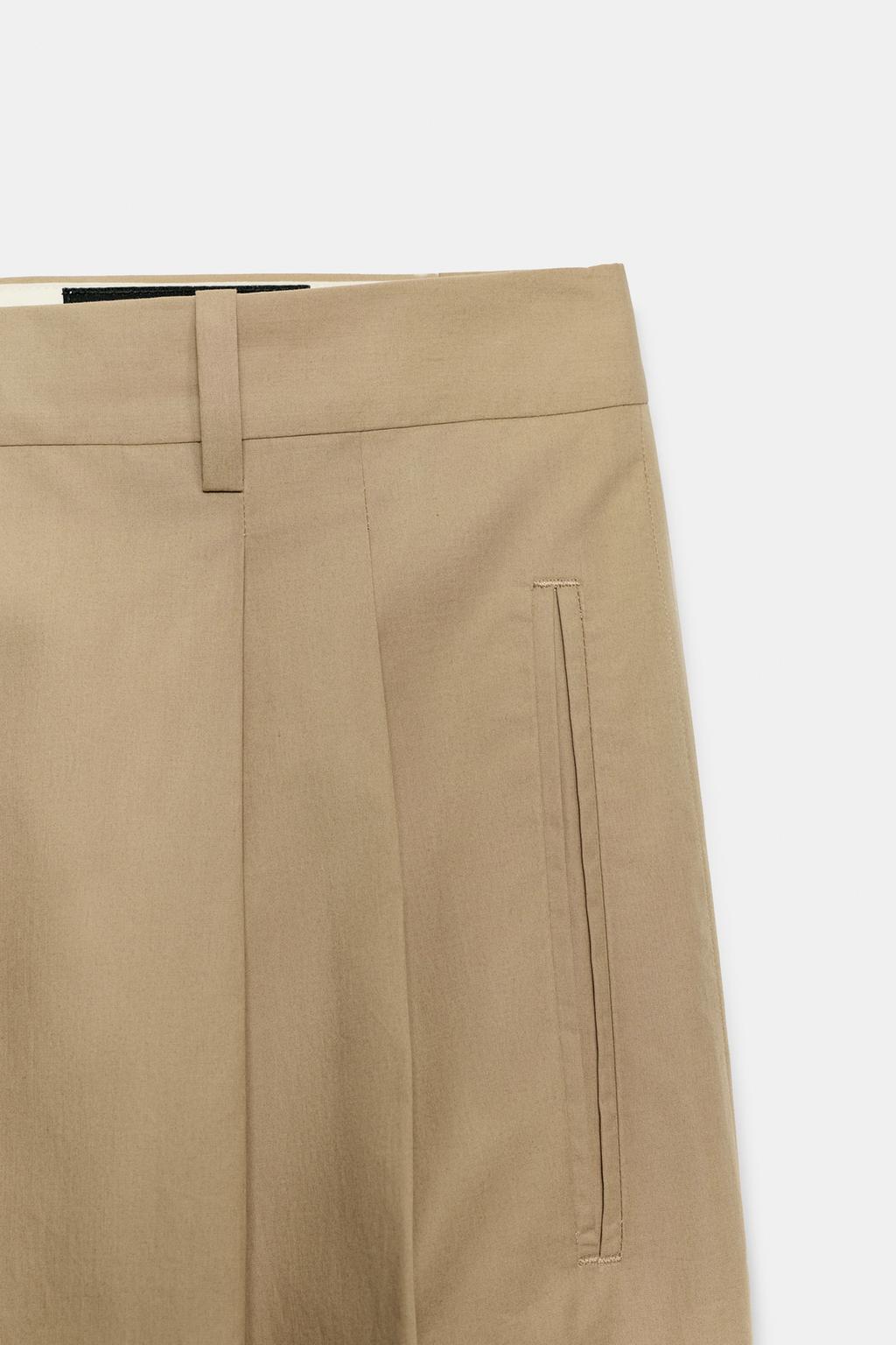 БРЮКИ С ЗАЩИПАМИ — ZW лимитированная серия