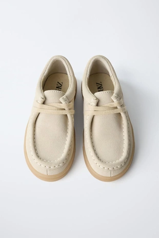 Кожаные туфли с простроченным носом- Заказать в России