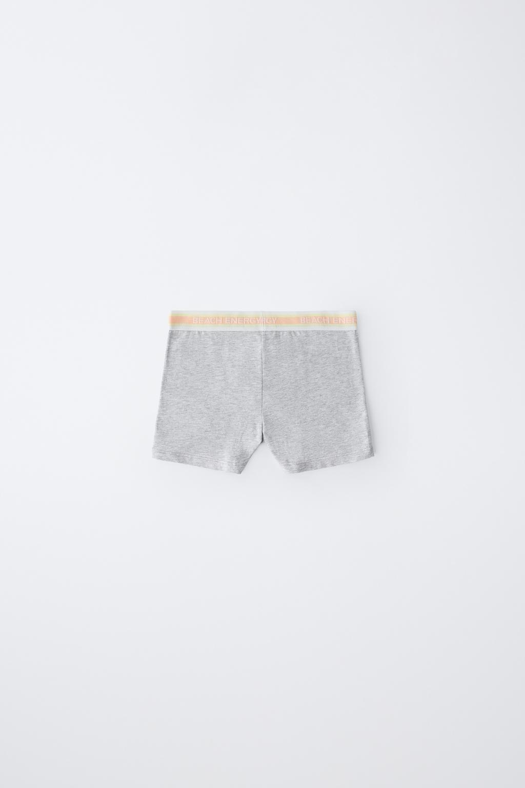 6-14 ЛЕТ/НАБОР ИЗ ПЯТИ БОКСЕРОВ С НАДПИСЬЮ