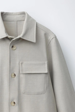 Light beige | 5247/636/052 - Zara Куртка-рубашка комфорт