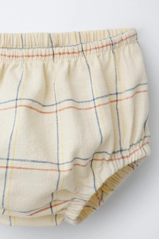 Платье и трусы в клетку с вышивкой- Заказать в России