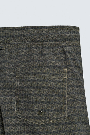 Длинные плавки с геометрическим принтом- Заказать в России