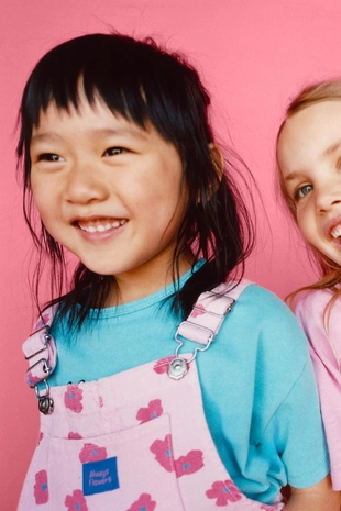 Длинный комбинезон из саржи с цветочным принтом- Заказать в России