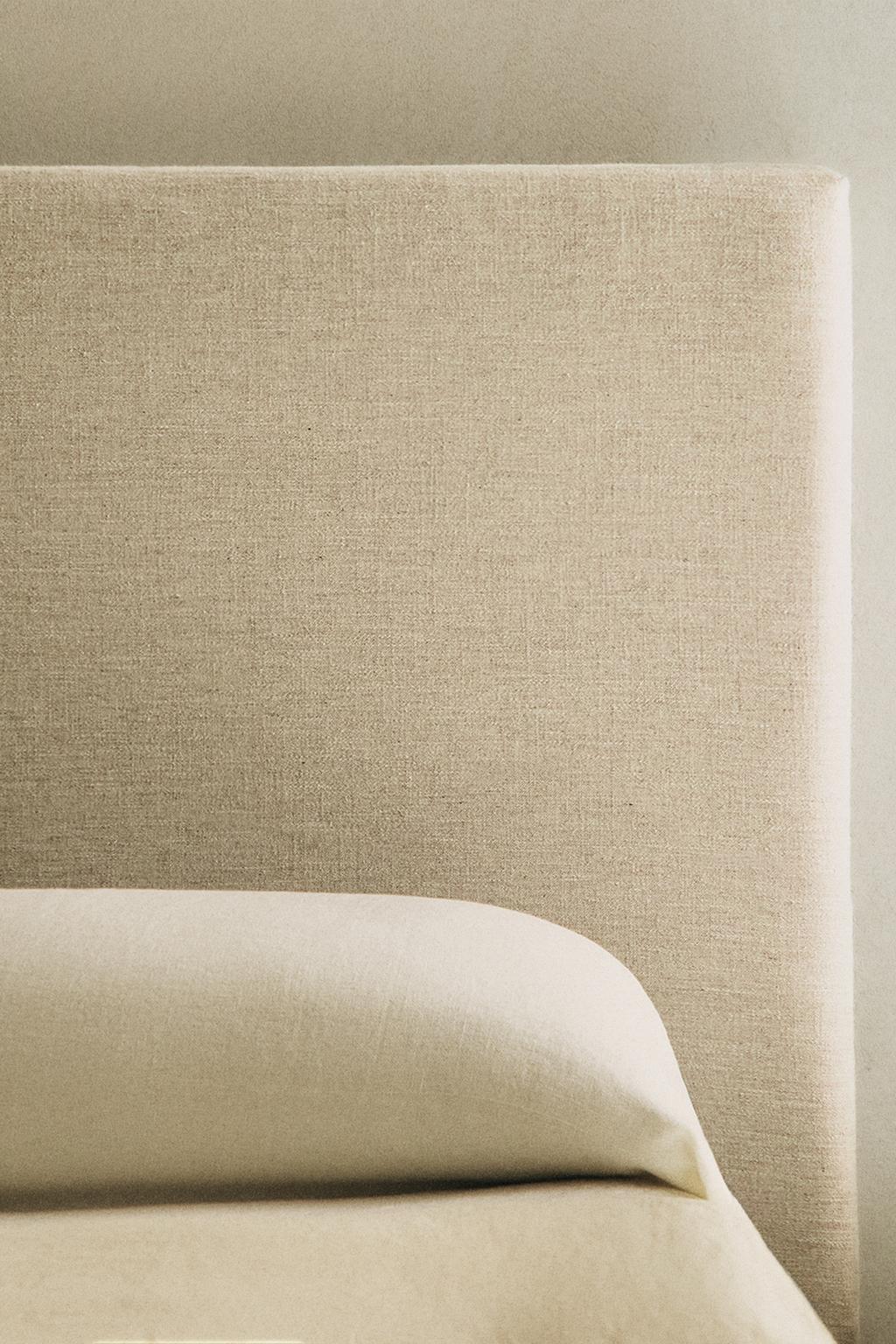 Наволочка из конопли и хлопка для изголовья кровати