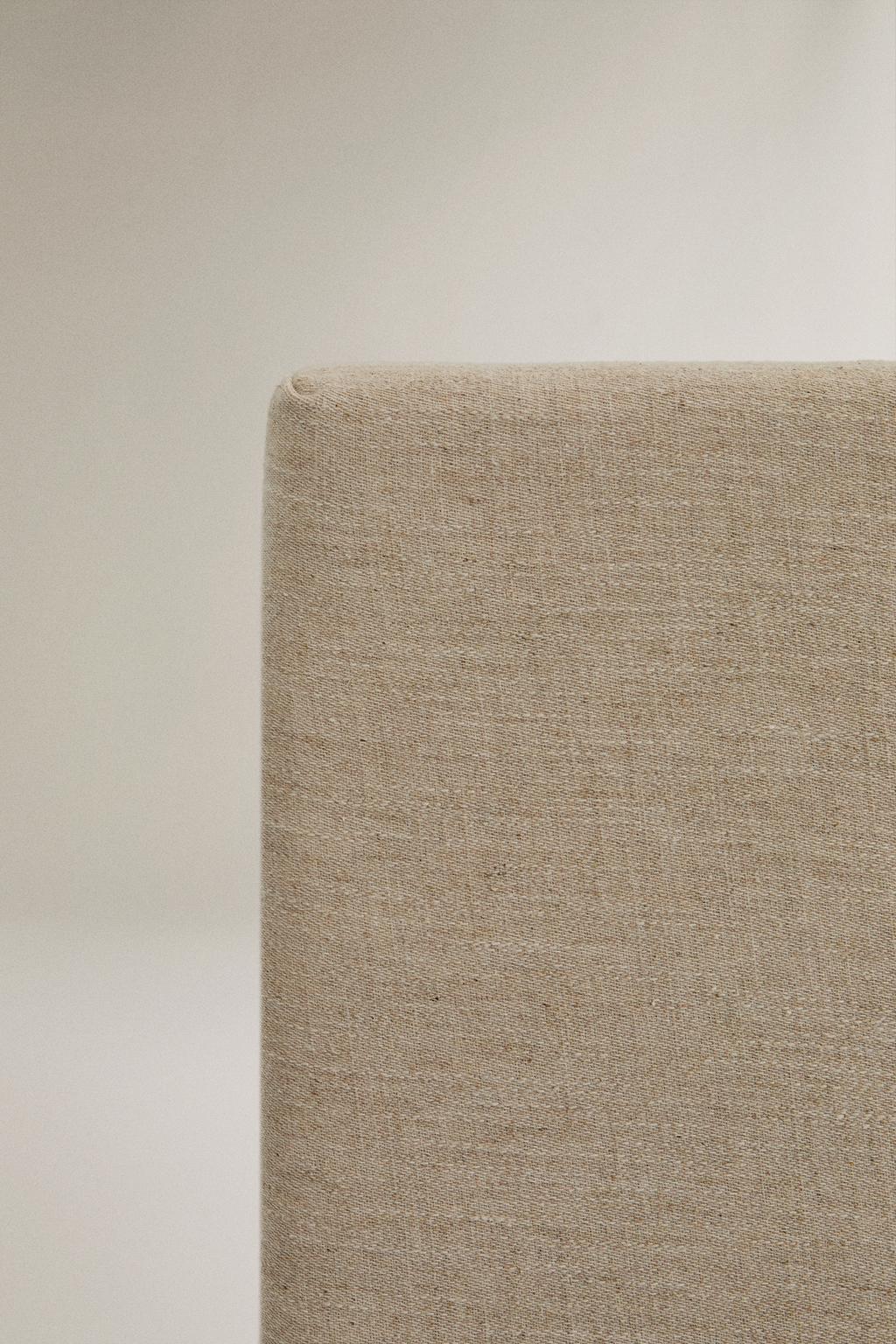 Наволочка из конопли и хлопка для изголовья кровати