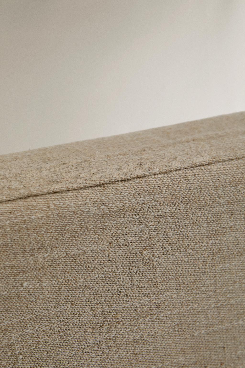 Наволочка из конопли и хлопка для изголовья кровати